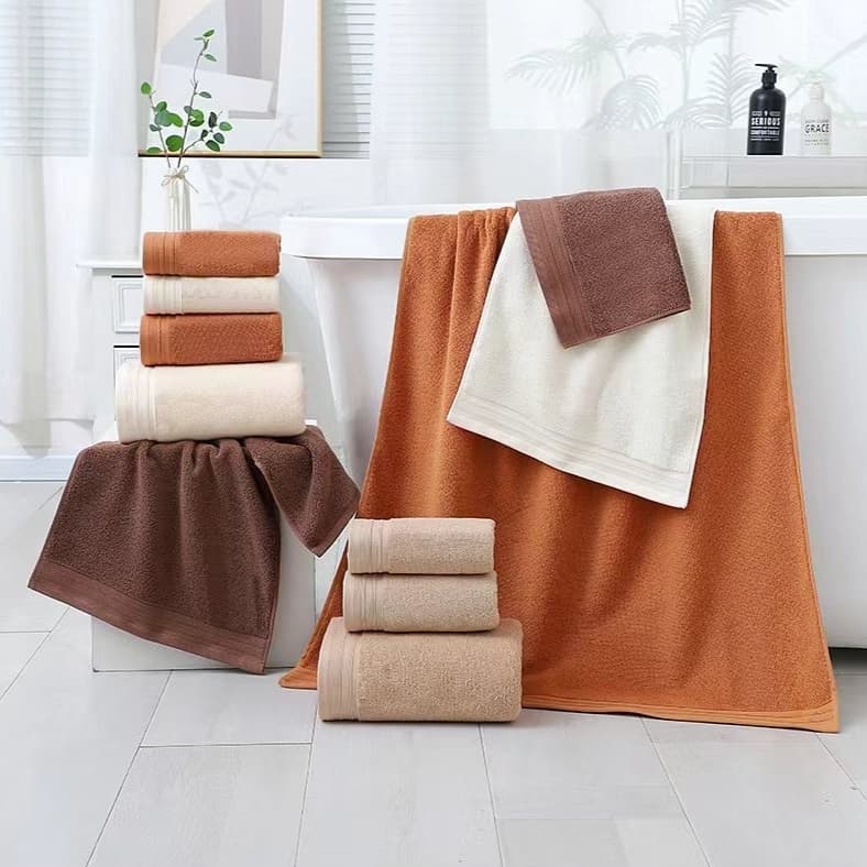 Serviettes de Bain 100% Coton — Confort et Élégance
